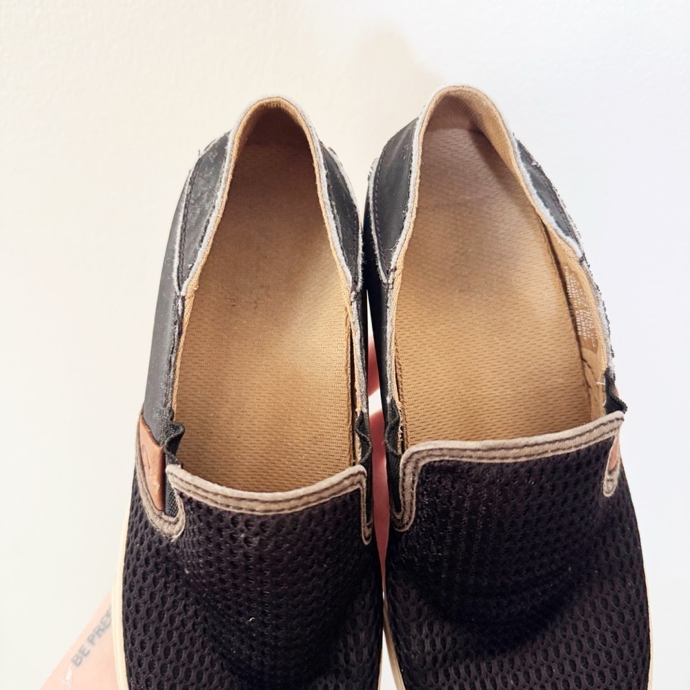 Olukai Pehuea Black slip ons 7.5 women’s - Picture 3 of 7